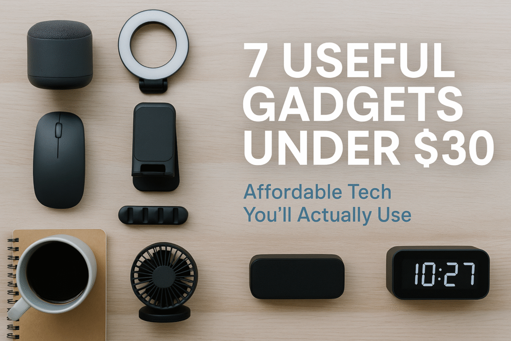 7 Useful Gadgets Under $30 You Can Actually Use Daily